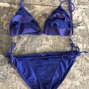 Aerie adjustable triangle top bikini